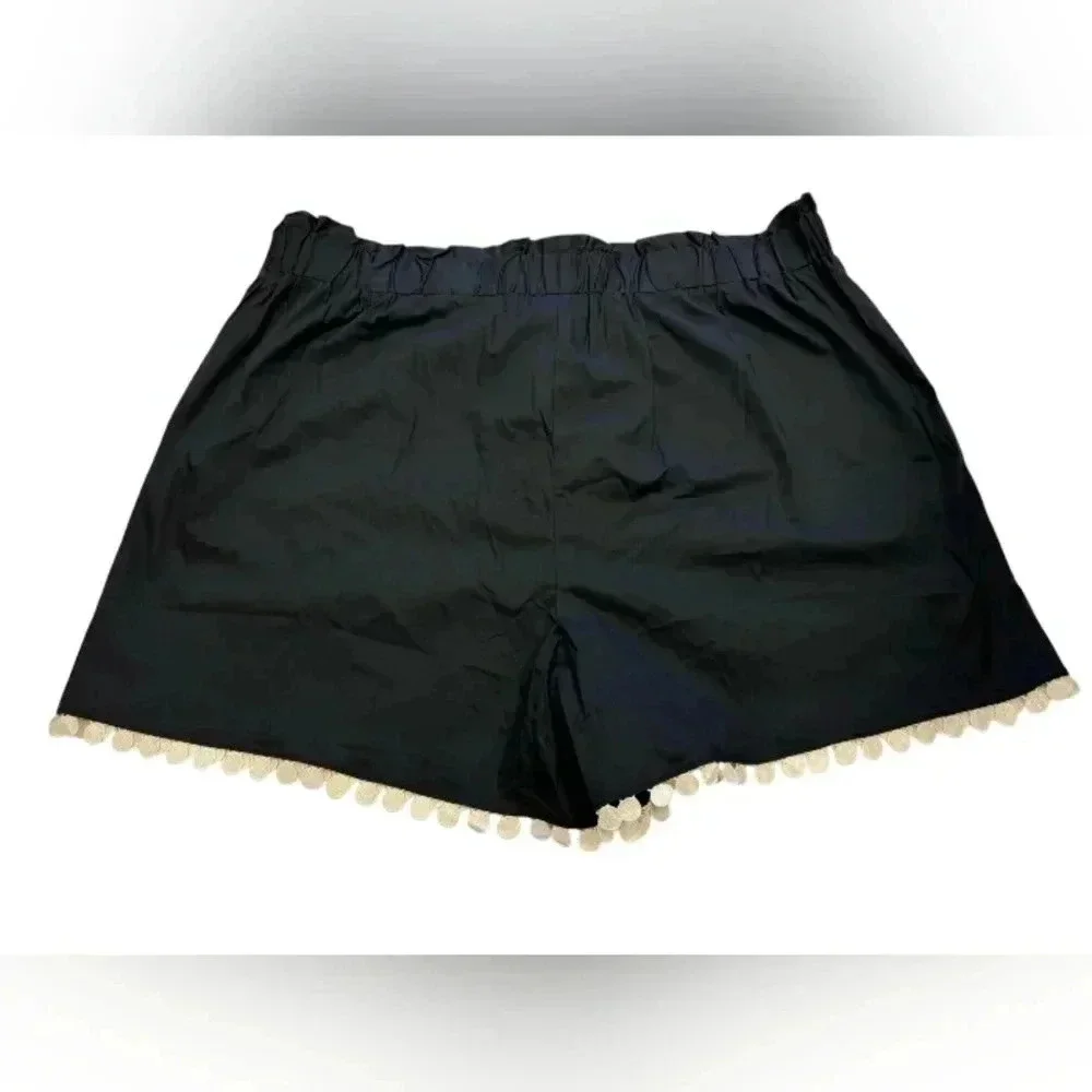 Ella Rafaella NWT Shorts High  Wasted Black Plus Size Size 2X - Picture 5 of 8
